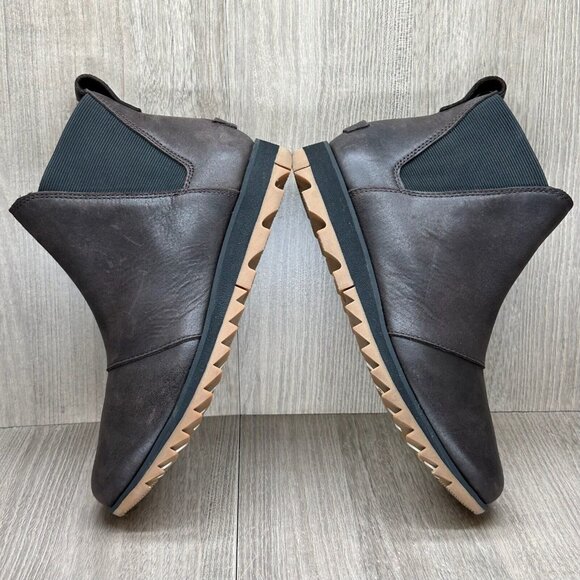 Sorel Boots Womens 7.5 Harlow Chelsea Ankle Waterproof Leather Brown NL3726-205 - Picture 8 of 12